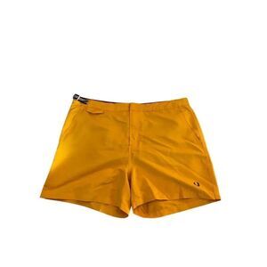 Fred Perry, men’s mustard, flat front sportswear, swimwear, size XL